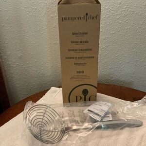 Pampered Chef - Spider Strainer - New, Never Used - #100694 B2